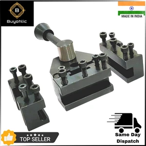 Poste de herramienta de cambio rápido tipo suizo compatible para adaptarse a mini tornos Myford y similares - Imagen 1 de 6