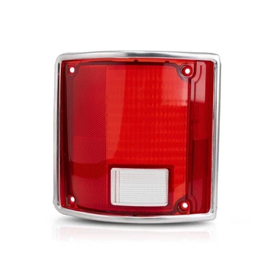 For GMC R2500/V2500 Suburban 1990 Tail Light Lens Driver Side | Clear & Red Lens - Image 1 of 4