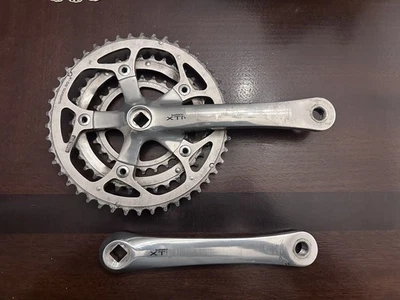 JUEGO DE BIELAS SHIMANO XTR FC-M900 BICICLETA DE MONTAÑA MTB VINTAGE 175 mm ANTIGUA 46 26 36 Foto 1 de 4