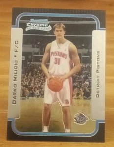 2002-04 Bowman Chrome RC Darko Milicic Detroit Pistons - Picture 1 of 3