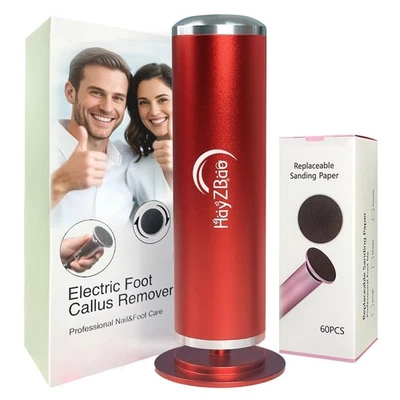 Электрическая пилка для ног - высокий крутящий момент, средство для удаления мозолей для ног, регулируемая скорость Foo... - Изображение 1 из 4