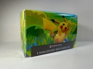 Pokemon Center 2020 SEALED Official Pikachu Adventure Double Deck Box New - Picture 1 of 7