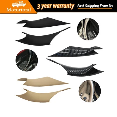 For BMW F30 F32 F35 328i Black/Beige/Carbon Interior Door Handle Cover Pull Trim Foto 1 de 4