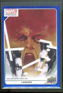 2023 Upper Deck Marvel Platinum LEGION Blue Rainbow Refractor Card - Picture 1 of 2