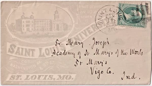 Saint Louis MO cl allover Saint Louis University Advt illust cover (g331) - Picture 1 of 2