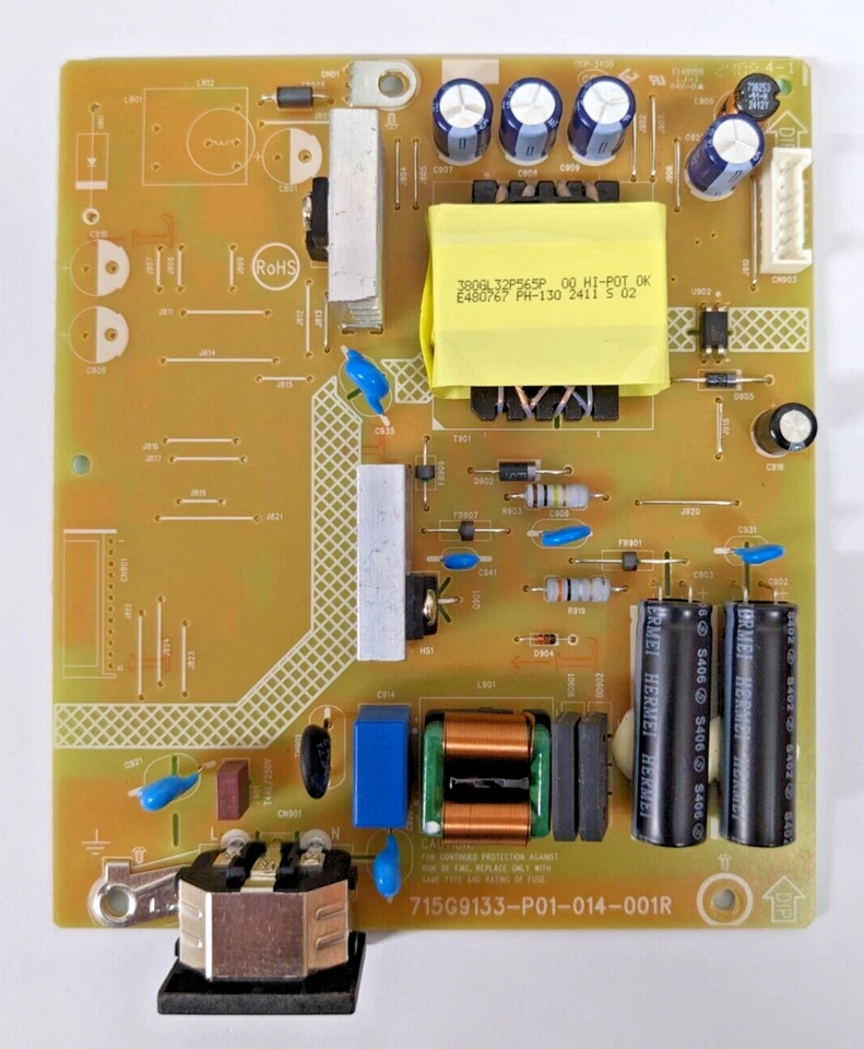 ORIGINAL PHILIPS 32M1C520W/00 POWER SUPPLY BOARD 715G9133-P01-014-001R NEW *Q87* - Image 1 of 1