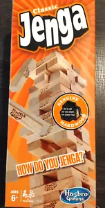 Juego clásico Hasbro Gaming Jenga con bloques de madera genuina - Imagen 1 de 3