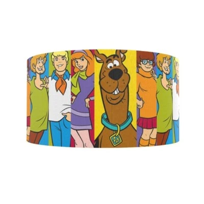 Estampado Scooby Doo peludo Velma Fred Daphne | Cinta de grosgrain de 1,5" | Corte de 5 yardas Foto 1 de 2