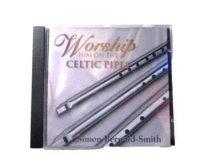 Worship Him On The Celtic Pipes CD by Simon Bernard Smith 2000 Word Music Tested - Image 1 of 4