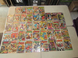 THE AVENGERS KUNG FU SUPERMAN BATMAN ETC Vintage Comic Book Lot 41 Pieces - Picture 1 of 16