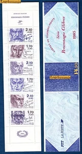 France Bande Carnet BC 2360A Personnage Célèbres 1986 BC 2360 aNeuf Luxe - Imagen 1 de 1