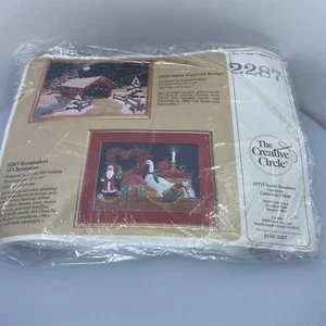 Creative Circle Cross Stitch Kit 2287 “Keepsakes Of Christmas” SEALED FREE SHIP - Picture 1 of 3