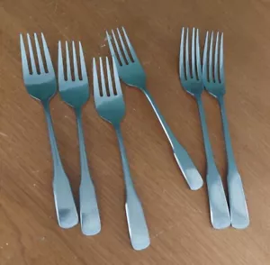 Continental Liberty Stainless Flatware Japan 2 Dinner Forks 4 Salad Forks - Picture 1 of 5