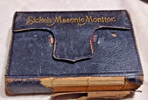 1864 SICKELS' MASONIC MONITOR BOOK - Picture 1 of 9