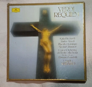 Verdi Requiem Box 2x Vinyl Lp Deutsche Grammophon Abbado, Domingo, R[cciarelli - Picture 1 of 19