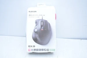 ELECOM Wired Trackball mouse Thumb 5 Button M-XT2URBK Black - Picture 1 of 7