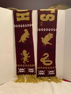 Nuevo Harry Potter Gryffindor Bufanda Tejida Moda LICENCIA EE. UU. Foto 1 de 4
