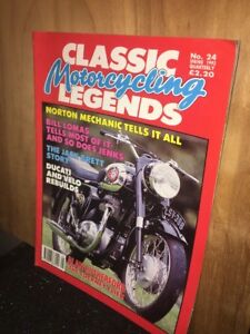 Classic Motorcycling Legends Magazine Spring 1993 Issue.