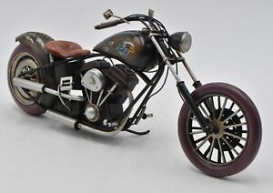 Handmade Tin Metal Motorcycle Model Indian Motorcycles - Tinplate Decor Artwork