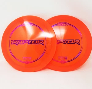 Set of (2) Discraft Elite Z Raptor 173-4g Orange Discs FREE SHIPPING 1 - Picture 1 of 1