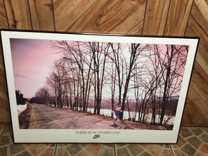 there is no finish line nike poster