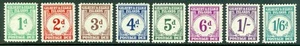 SG D1-D8 Gilbert & Ellice Islands 1940. 1d to 1/6 postage due set of 8... - Picture 1 of 1