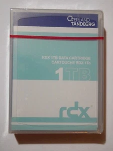 Tandberg 1 To RDX QuikStor disque de stockage amovible cartouche de données 8586-RDX NEUF - Photo 1/3