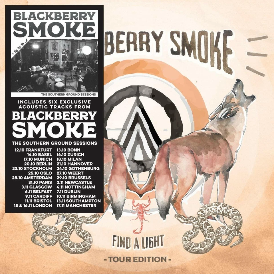 BLACKBERRY SMOKE - FIND A LIGHT (EUROPEAN TOUR 6 BONUS TRACKS EDT.) CD NEU - Bild 1 von 1