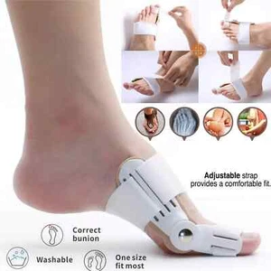 BIG TOE BUNION CORRECTOR STRAIGHTENER SUPPORT STRAP ORTHOPEDIC PROTECT HALLUX - Picture 1 of 5