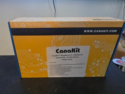 CanaKit Starter Kit Raspberry Pi 3 Model B+ NIB Never Removed From Original Box - Image 1 of 2
