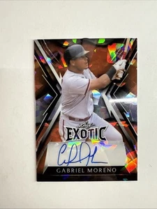 Hoja exótica Gabriel Moreno 2023 color hielo automático/3 Diamondbacks - Imagen 1 de 2