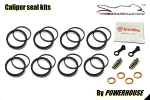 Ducati HYPERMOTARD 1100 EVO SP 2010 front brake caliper seal rebuild repair kit - Picture 1 of 9