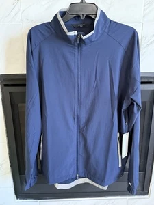 Brand New! Kenneth Cole Golf Jacket Blue Full-Zip Men's Size Large - Picture 1 of 10