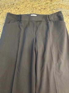 NWT Tahari by Arthur S Levine Navy Straight Leg Dress Pants Size 12P 29” Inseam - Picture 1 of 8