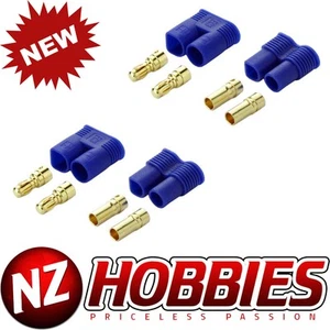 NZ RC EC3 Stecker - (2) Stecker, (2) Buchse # NZ-EC3-MF - Bild 1 von 3