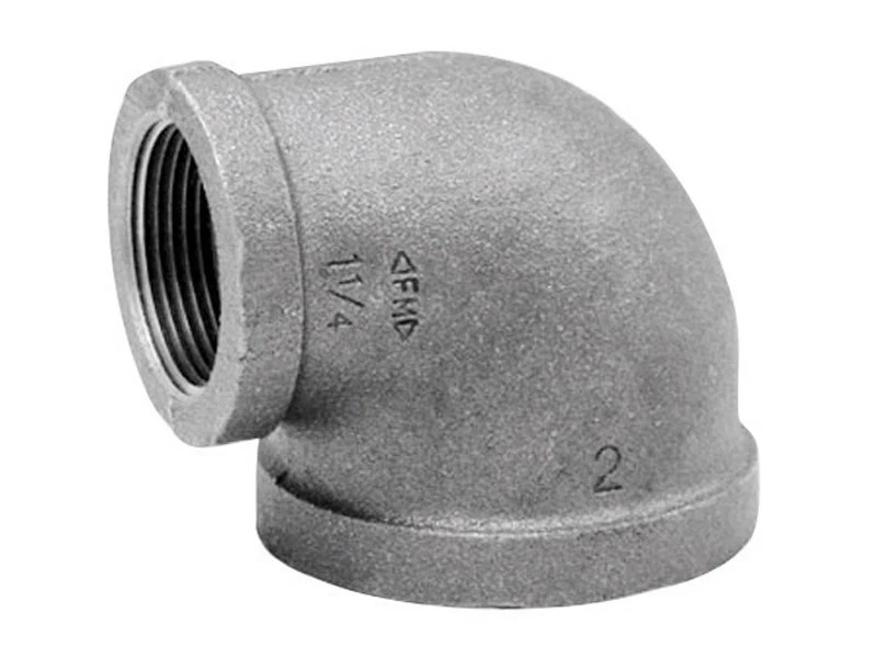 Anvil 8700124707 Black Malleable Iron 90 Degree Elbow 1 x 3/4 in. NPT Female - Image 1 of 1