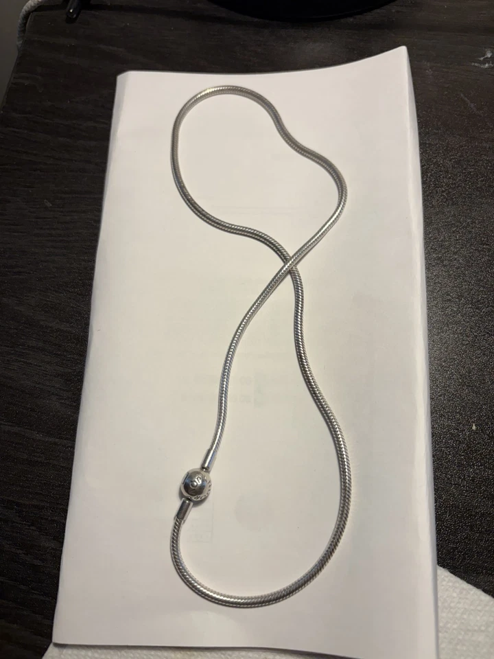 !Auténtico Collar Cadena Serpiente Pandora MOMENTOS #590742HV! Foto 1 de 1