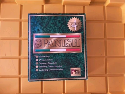 Pro One Spanish 4 CD Rom Box Set Comprehensive Language  - Image 1 of 2