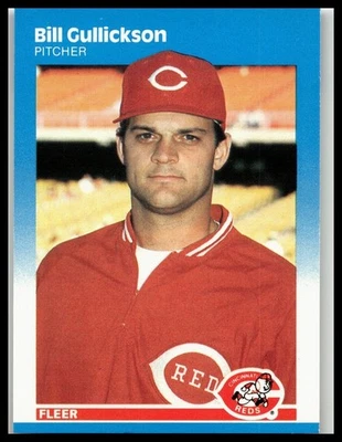 1987 Fleer #203 Bill Gullickson Cincinnati Reds - Image 1 of 2