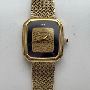 Reloj de Vestir Vintage Lassale Seiko Damas Tono Dorado Tank 1400-6549 - Nuevo Murciélago - Imagen 1 de 11