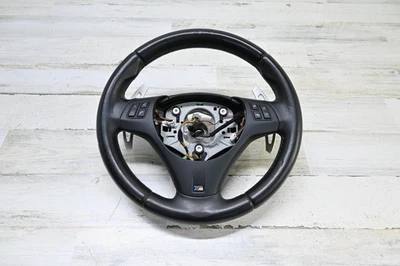 08-13 BMW E90 E92 E93 M3 DCT Sport Steering Wheel W/Paddle Shifters Leather OEM* - Image 1 of 4