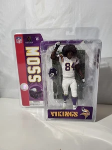 MCFARLANE NFL SERIE 13 VIKINGS HOF WR RANDY MOSS VARIANTE AFRO PERSECUCIÓN FIGURA NUEVO EN PAQUETE - Imagen 1 de 4