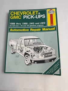 Haynes Repair Manual Chevrolet And GMC Pickup Truck 1988-1990 REPAIR MANUAL - Bild 1 von 4