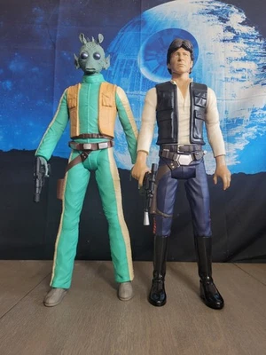 Figuras Disney 2014 Star Wars Han Solo y Greedo Jakks Pacific 18"  Foto 1 de 4