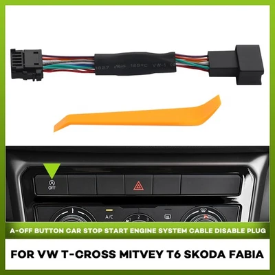 Start Stop Engine Cable Eliminator Plug For VW Skoda Fabia Multivan T6.1 T-ROC - Image 1 of 4