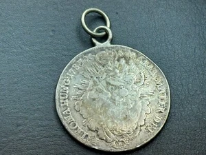 1/2 Taler 1783 B  Henkel f. Uhrkette ... Anhänger Silber W/25/11 - Imagen 1 de 2