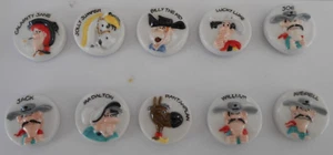 Série compléte de FEVES  LUCKY LUKE médaillons 2008 - Imagen 1 de 1