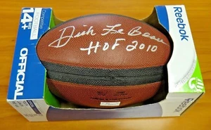 Fútbol americano firmado por Dick LeBeau HOF certificado de autenticidad JSA - Imagen 1 de 5
