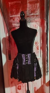 Tripp NYC Black/Purple Enchanted Skirt  - Picture 1 of 4