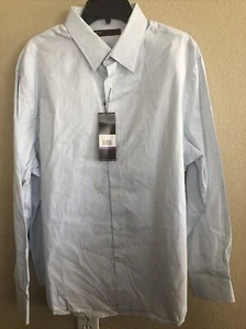 Perry Ellis Men’s Dress Shirt Long Sleeves 100% Cotton Linen Size XXL - Picture 1 of 9